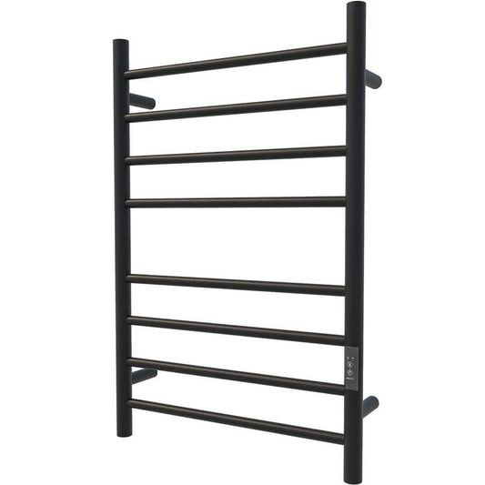 10-Bars Stainless Steel Wall Mounted Electric Towel Warmer Rack in Mat